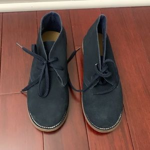 Crewcuts Navy Blue Suede Calvert Boots